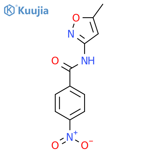 Benzamide, N-(5-methyl-3-isoxazolyl)-4-nitro- structure