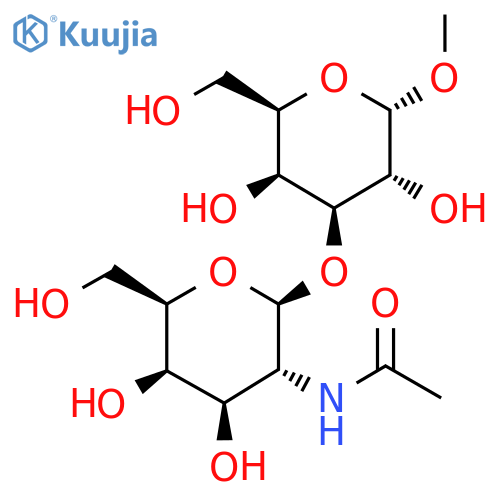 Methyl 3-O-(2-Acetamido-2-deoxy-b-D-galactopyranosyl)-α-D-galactopyranoside structure