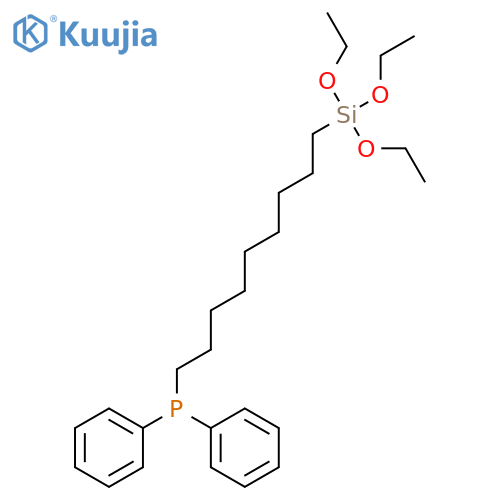 Phosphine, diphenyl[9-(triethoxysilyl)nonyl]- structure