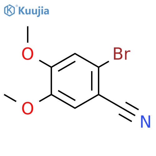 2-Bromo-4,5-dimethoxybenzonitrile structure