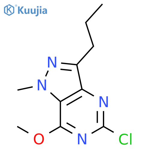 5-Chloro-7-methoxy-1-methyl-3-propyl-1H-pyrazolo[4,3-d]pyrimidine structure