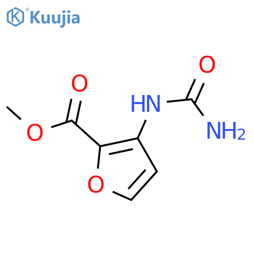 Methyl 3-ureidofuran-2-carboxylate structure