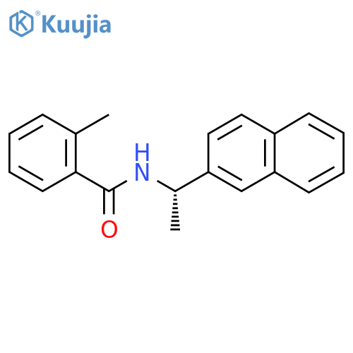 2-Methyl-N-(1S-naphthalen-2-yl-ethyl)-benzamide structure