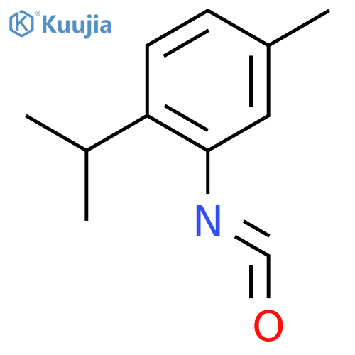 Benzene,2-isocyanato-4-methyl-1-(1-methylethyl)- structure