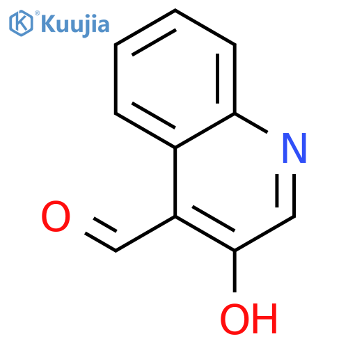 3-hydroxy-4-Quinolinecarboxaldehyde structure