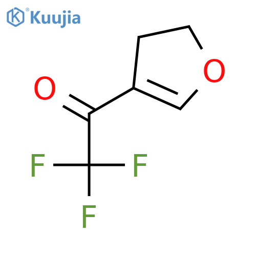 2,3-Dihydro-4-(trifluoroacetyl)furan structure