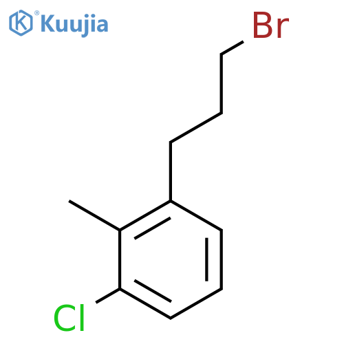 1-(3-Bromopropyl)-3-chloro-2-methylbenzene structure