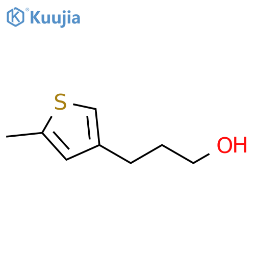 3-(5-methylthiophen-3-yl)propan-1-ol structure