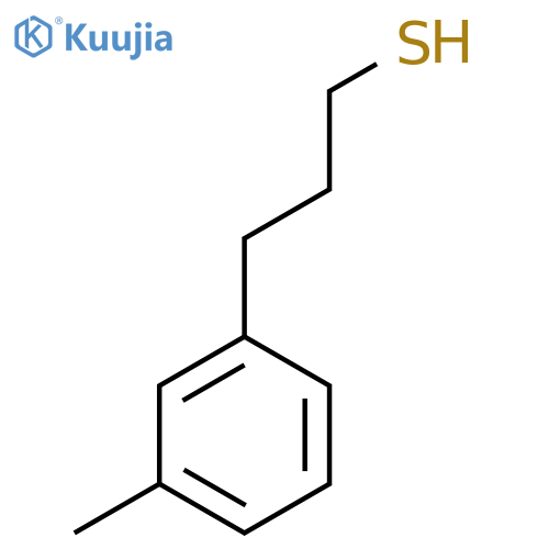 3-(3-methylphenyl)propane-1-thiol structure