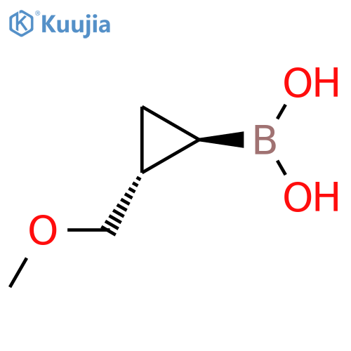 [(1R,2R)-2-(methoxymethyl)cyclopropyl]boronic acid structure