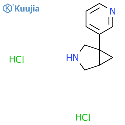 1-(pyridin-3-yl)-3-azabicyclo3.1.0hexane dihydrochloride structure