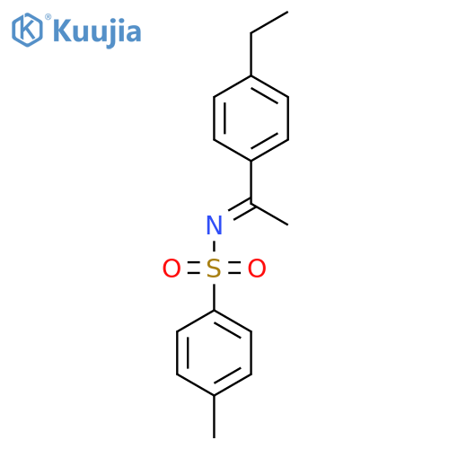 N-1-(4-Ethylphenyl)ethylidene-4-methylbenzenesulfonamide structure