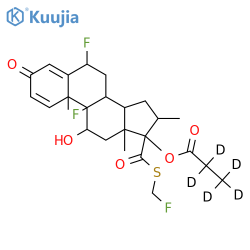 Fluticasone Propionate-d5 structure