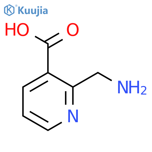 2-(aminomethyl)pyridine-3-carboxylic acid structure
