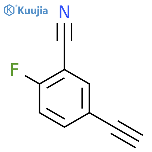 5-Ethynyl-2-fluorobenzonitrile structure