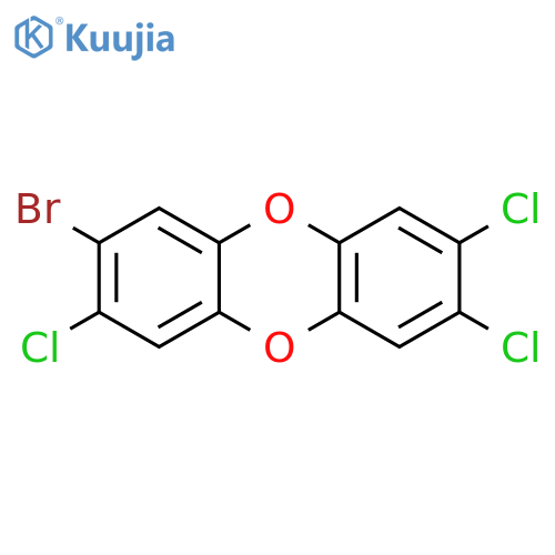 2-Bromo-3,7,8-trichlorodibenzo-p-dioxin structure