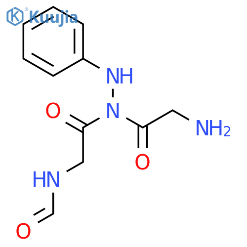 Glycine, N-(N-formylglycyl)-, 2-phenylhydrazide structure