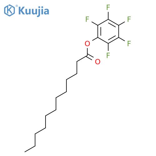 Dodecanoic acid, pentafluorophenyl ester structure