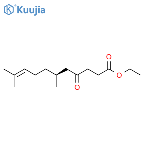 9-Undecenoic acid, 6,10-dimethyl-4-oxo-, ethyl ester, (S)- structure