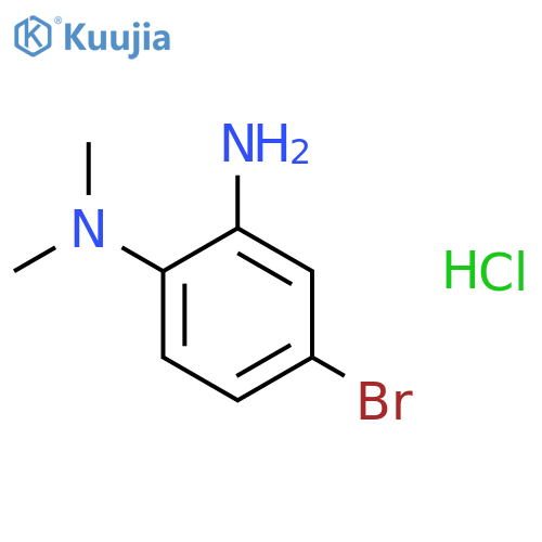 (2-amino-4-bromophenyl)dimethylamine hydrochloride structure