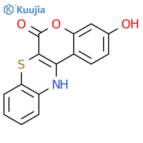 3-hydroxy-12h-chromeno[3,4-b][1,4]benzothiazin-6-one structure