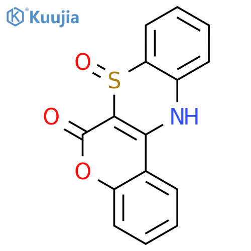 [1]Benzopyrano[3,4-b][1,4]benzothiazin-6(12H)-one, 7-oxide structure
