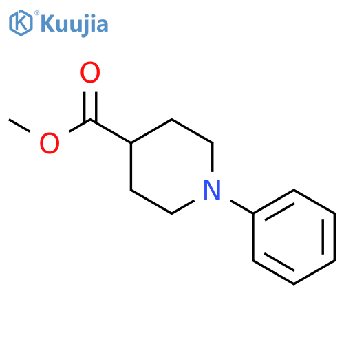 Methyl 1-phenylpiperidine-4-carboxylate structure