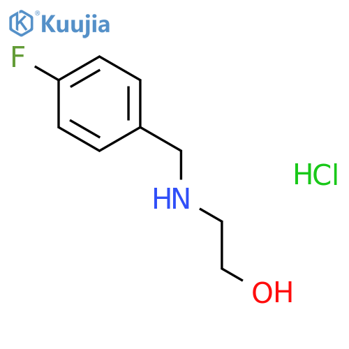 2-(4-Fluorobenzyl)aminoethanol Hydrochloride structure