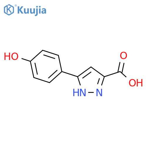 3-(4-HYDROXYPHENYL)-1H-PYRAZOLE-5-CARBOXYLIC ACID structure
