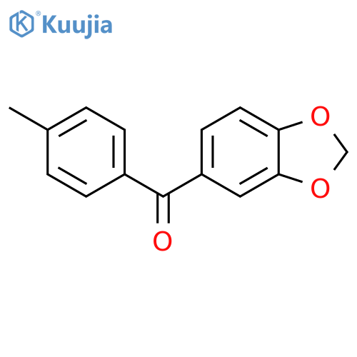 1,3-Benzodioxol-5-yl(4-methylphenyl)methanone structure