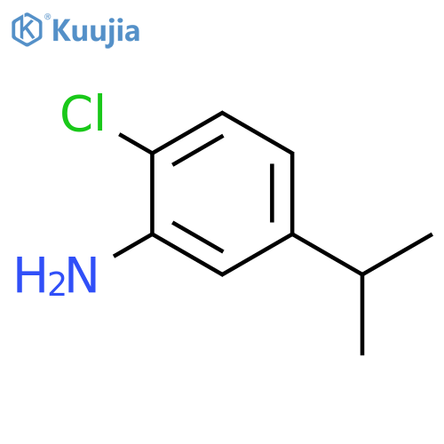 2-chloro-5-(propan-2-yl)aniline structure