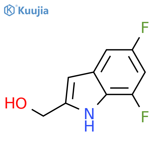 5,7-difluoro-1H-Indole-2-methanol structure