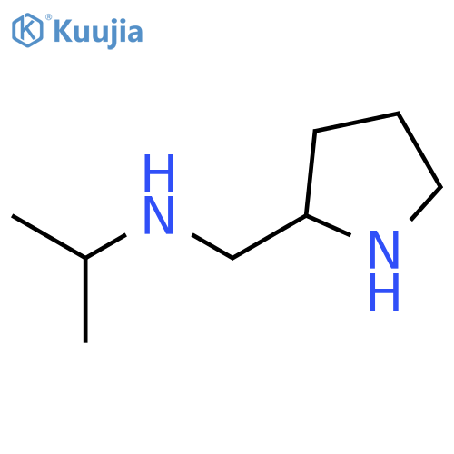 (propan-2-yl)[(pyrrolidin-2-yl)methyl]amine structure