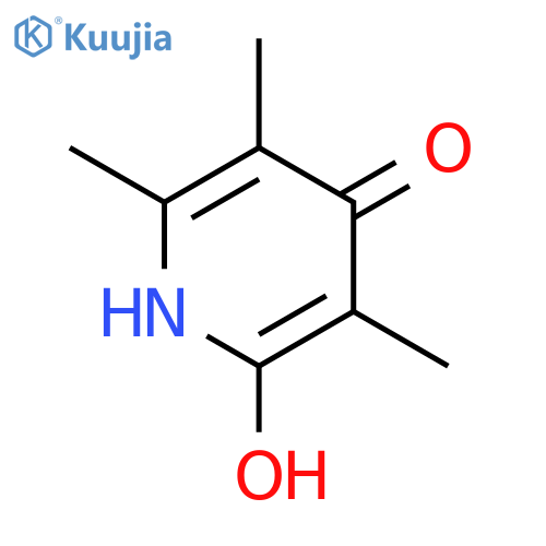 2(1H)-Pyridinone,4-hydroxy-3,5,6-trimethyl- structure