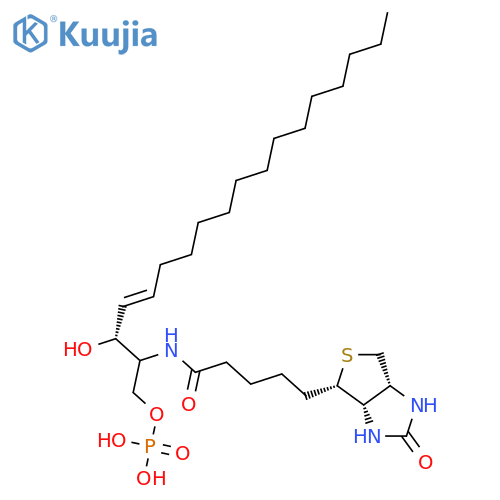 N-Biotinyl D-erythro-Sphingosine-1-phosphate structure