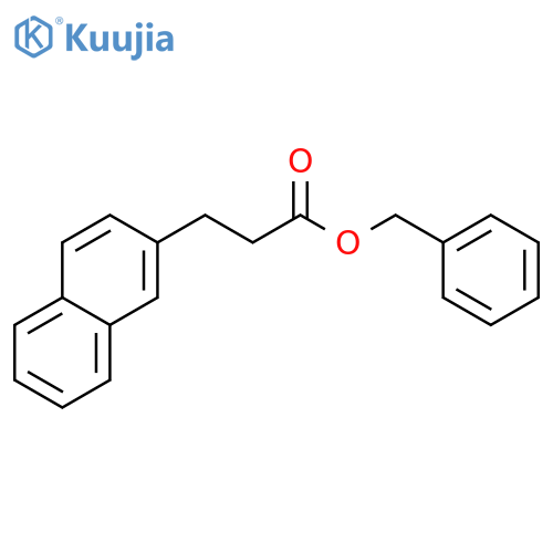 Benzyl 3-(naphthalen-2-yl)propanoate structure