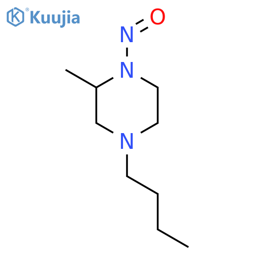 Piperazine,4-butyl-2-methyl-1-nitroso- structure