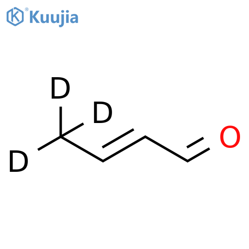 Crotonaldehyde-d3 structure