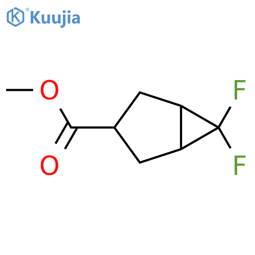 Methyl 6,6-difluorobicyclo[3.1.0]hexane-3-carboxylate structure