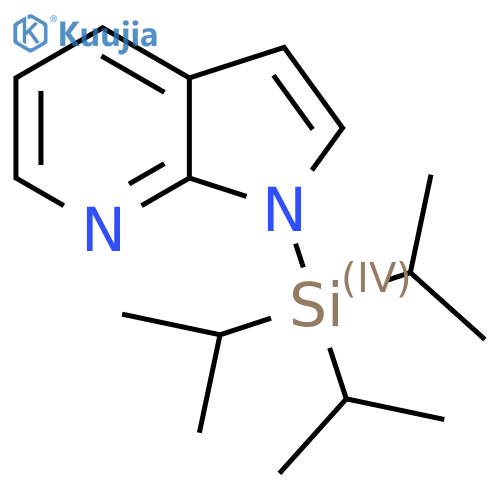 1-Triisopropylsilanyl-7-azaindole structure