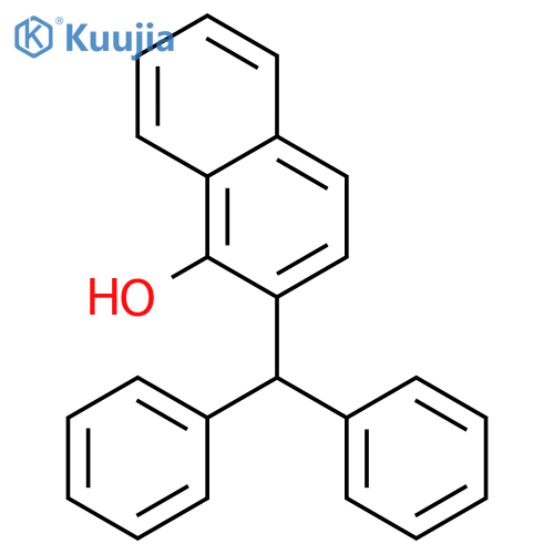 1-Naphthalenol, 2-(diphenylmethyl)- structure