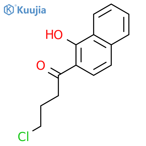 1-Butanone, 4-chloro-1-(1-hydroxy-2-naphthalenyl)- structure