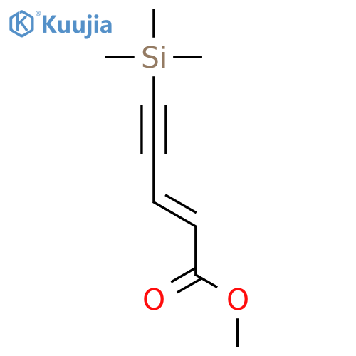 Methyl 5-trimethylsilylpent-2-en-4-ynoate structure