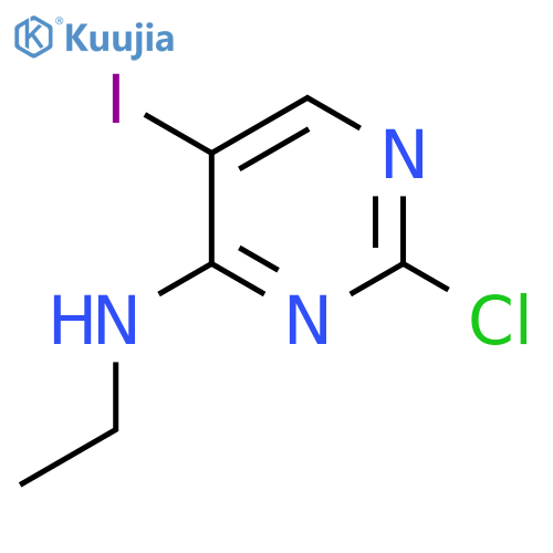 2-Chloro-N-ethyl-5-iodopyrimidin-4-amine structure