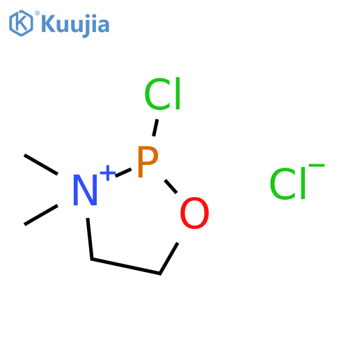 1,3,2-Oxazaphospholidinium, 2-chloro-3,3-dimethyl-, chloride structure