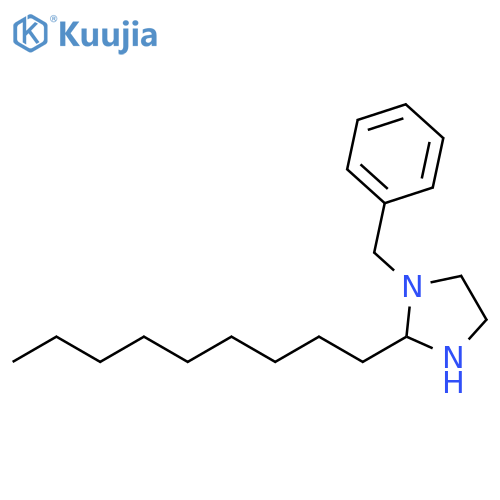 Imidazolidine, 2-nonyl-1-(phenylmethyl)- structure