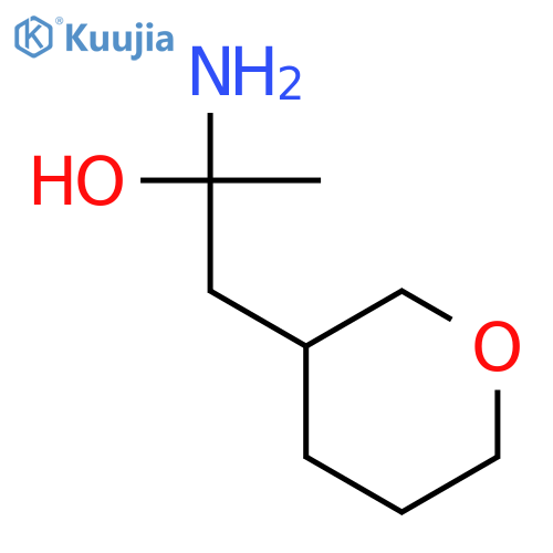 (S)-2-Amino-1-((R)-tetrahydro-2H-pyran-3-yl)propan-2-ol structure