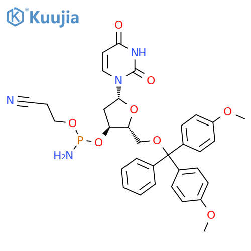 DMT-dU-CE Phosphoramidite structure
