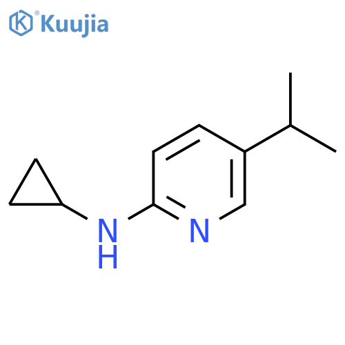 N-Cyclopropyl-5-propan-2-ylpyridin-2-amine structure