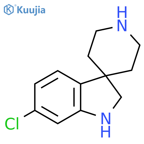 6-chloro-1,2-dihydrospiroindole-3,4'-piperidine structure